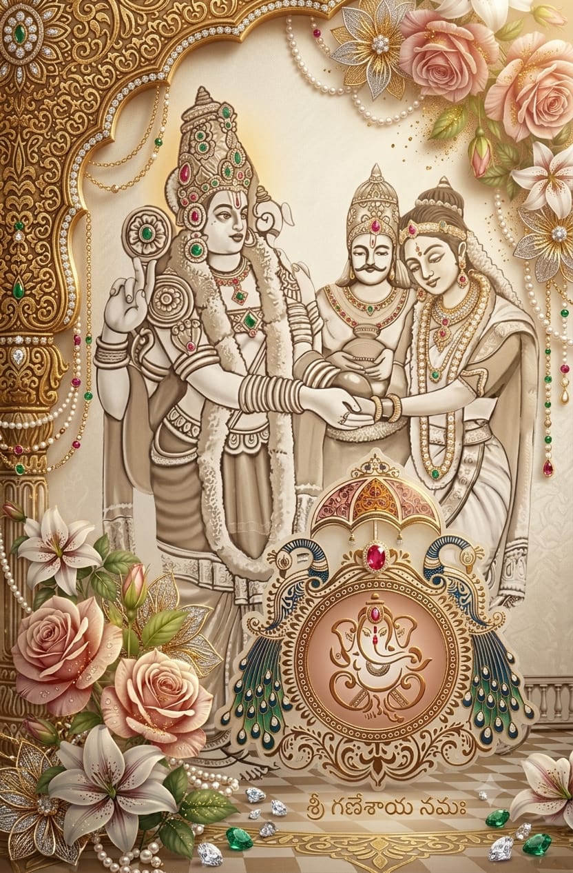 Inside wedding invitation